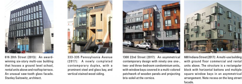 Images of Potrero Hill architecture: 2013 to 2017