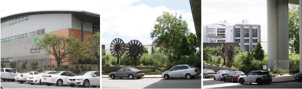 Photos: San Francisco Food Bank on Pennsylvania Avenue; views of the land parcel at Iowa and 23rd streets. Photos: Michael Iacuessa