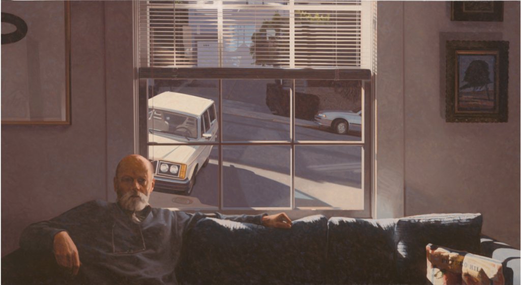 Robert Bechtle, Potrero Hill, 1996, Oil on canvas. SFMoMA collection; Ruth Nash Fund purchase. Copyright: Robert Bechtle; Image: Ben Blackwell