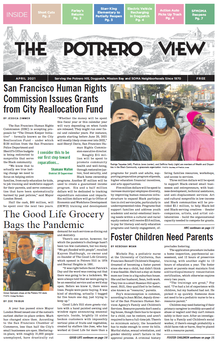 View April 2021 issue front page