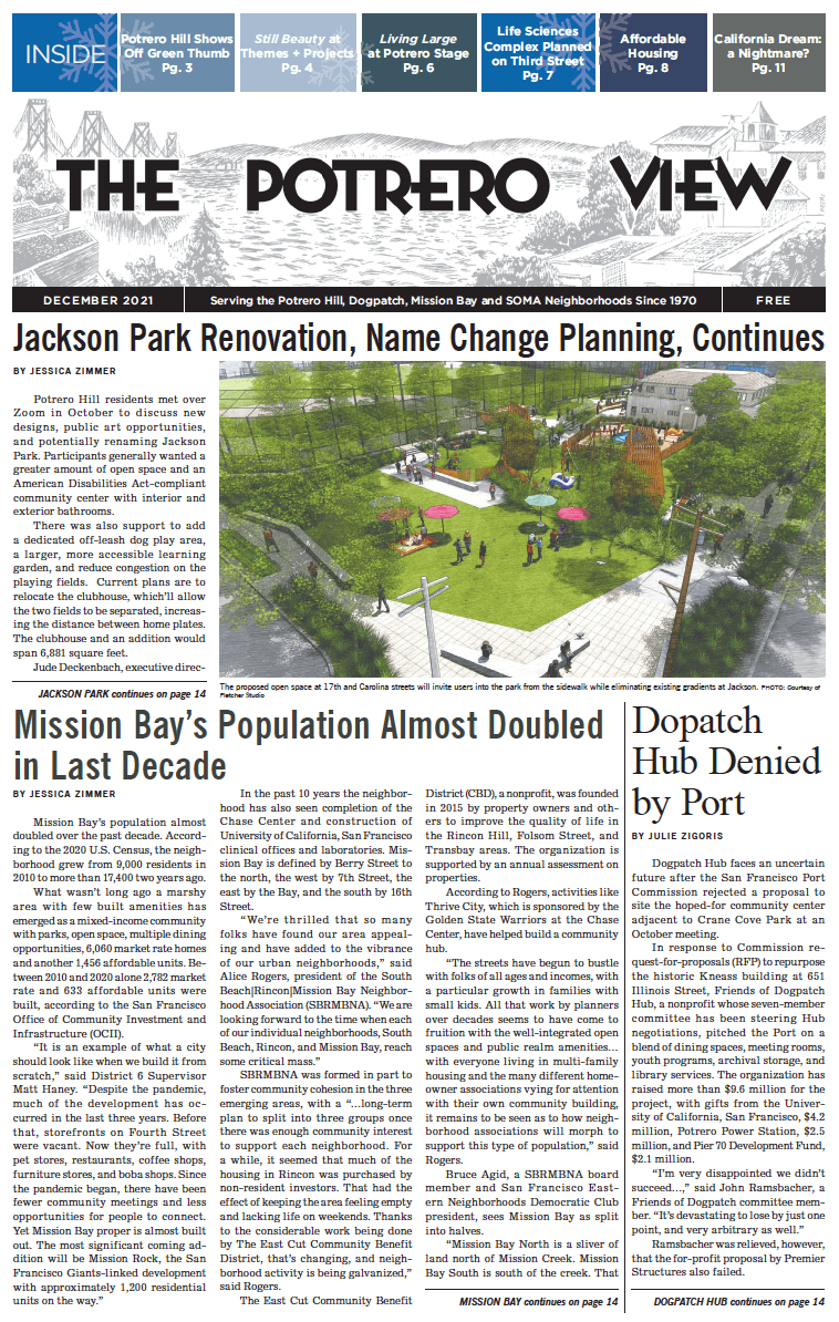 View December 2021 issue front page