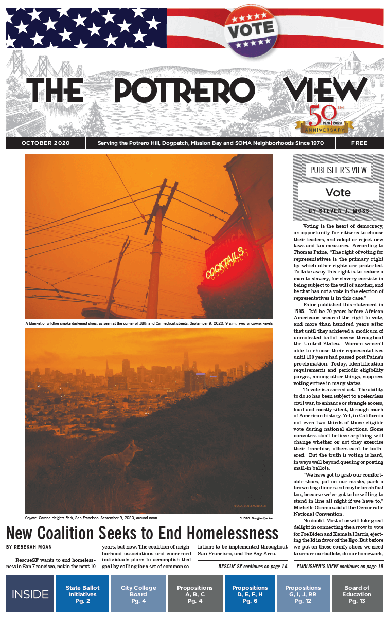 View October 2020 issue front page
