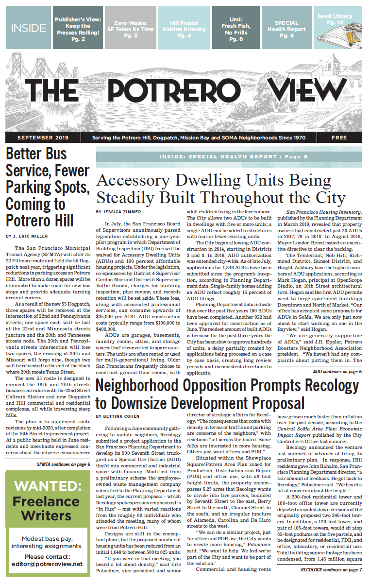 View September 2019 issue front page