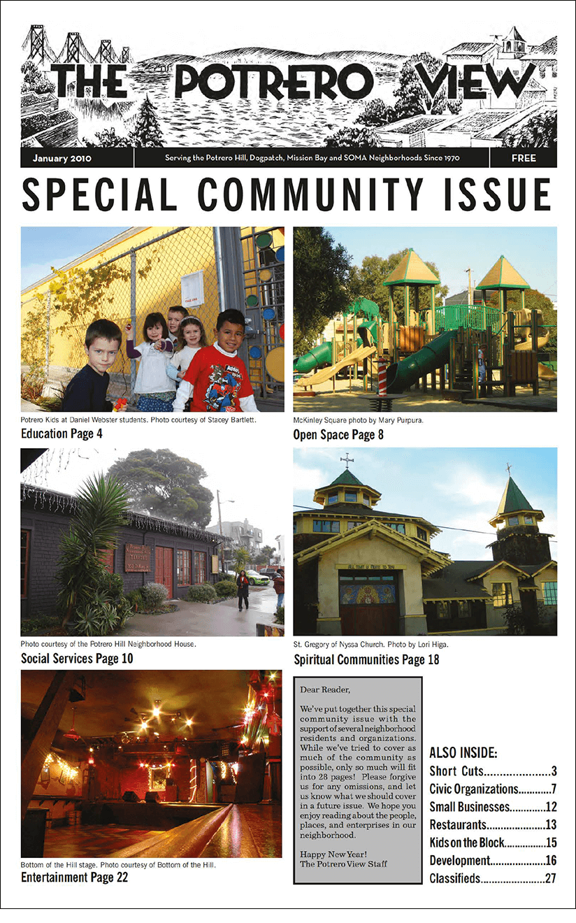 Potrero View front page: January 2010