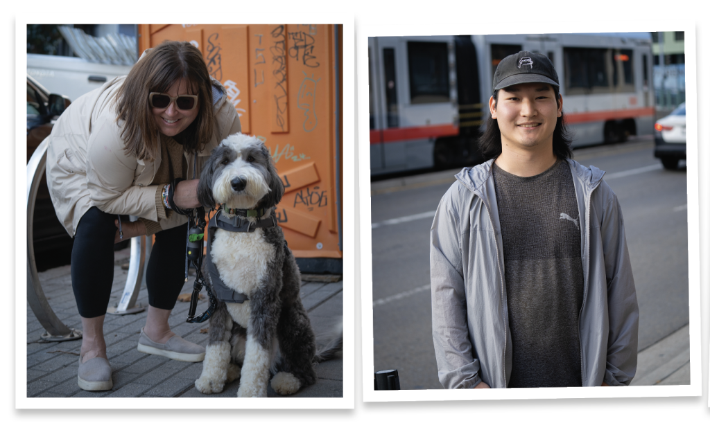 Pictured: Left: In the New Year, Kathy wants to grab joy. Right: In the coming year Ethan wants to get a degree in aviation maintenance.