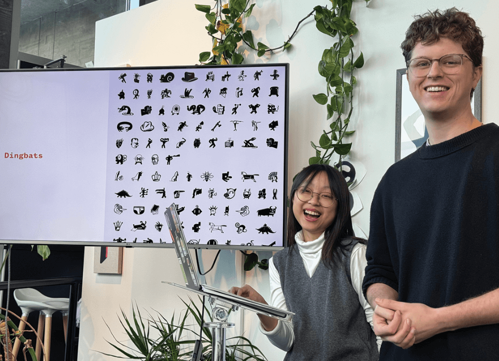 CCA Students Lucie Tran (left) and Finn Banbury. Photo: Courtesy of CCA